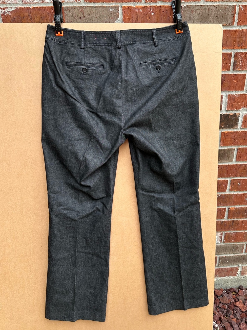 NWOT Talbot’s Heritage Bootcut Jeans in Distressed Dark Charcoal Wash - Picture 7 of 8
